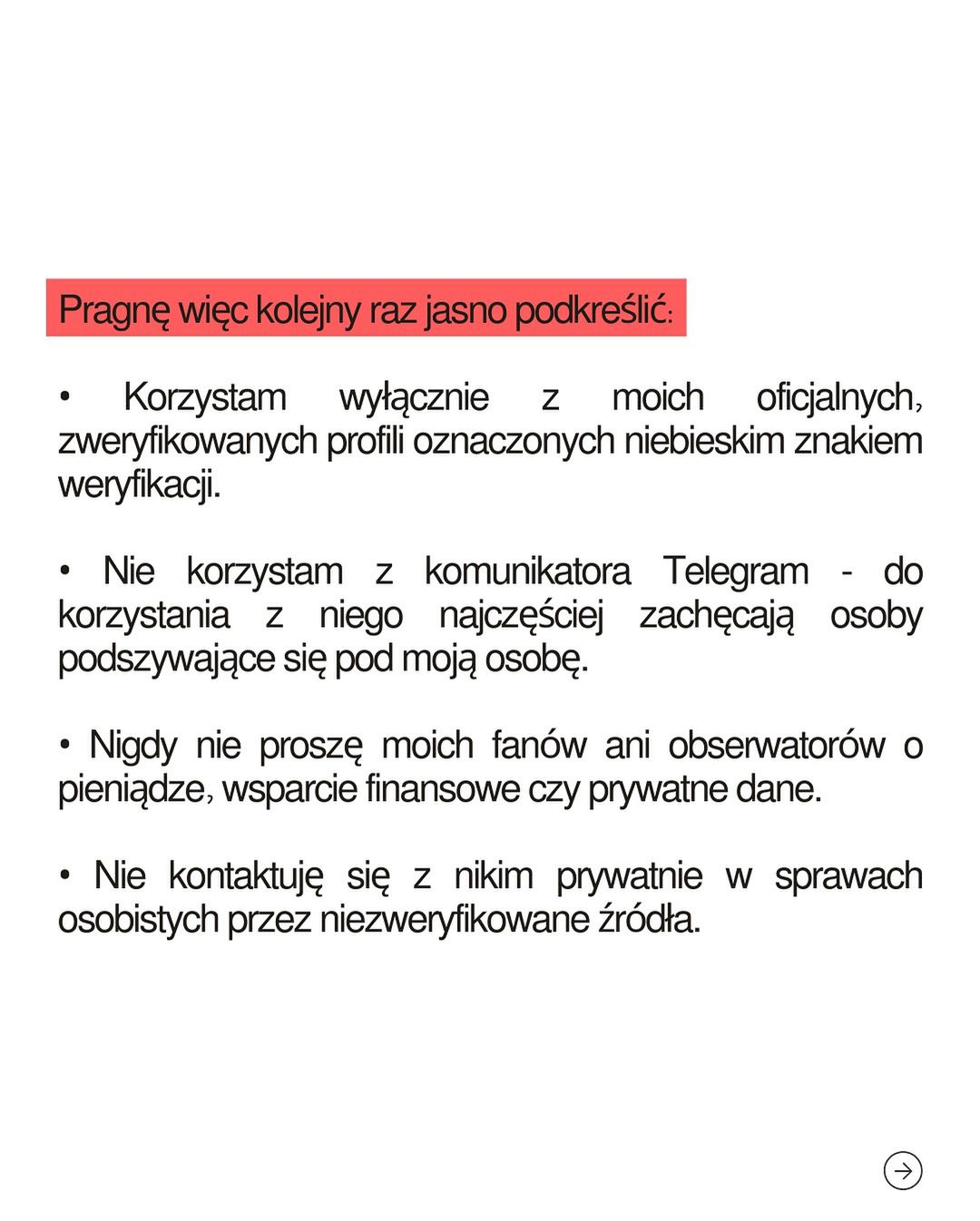 Rafał Brzozowski opublikował oświadczenie