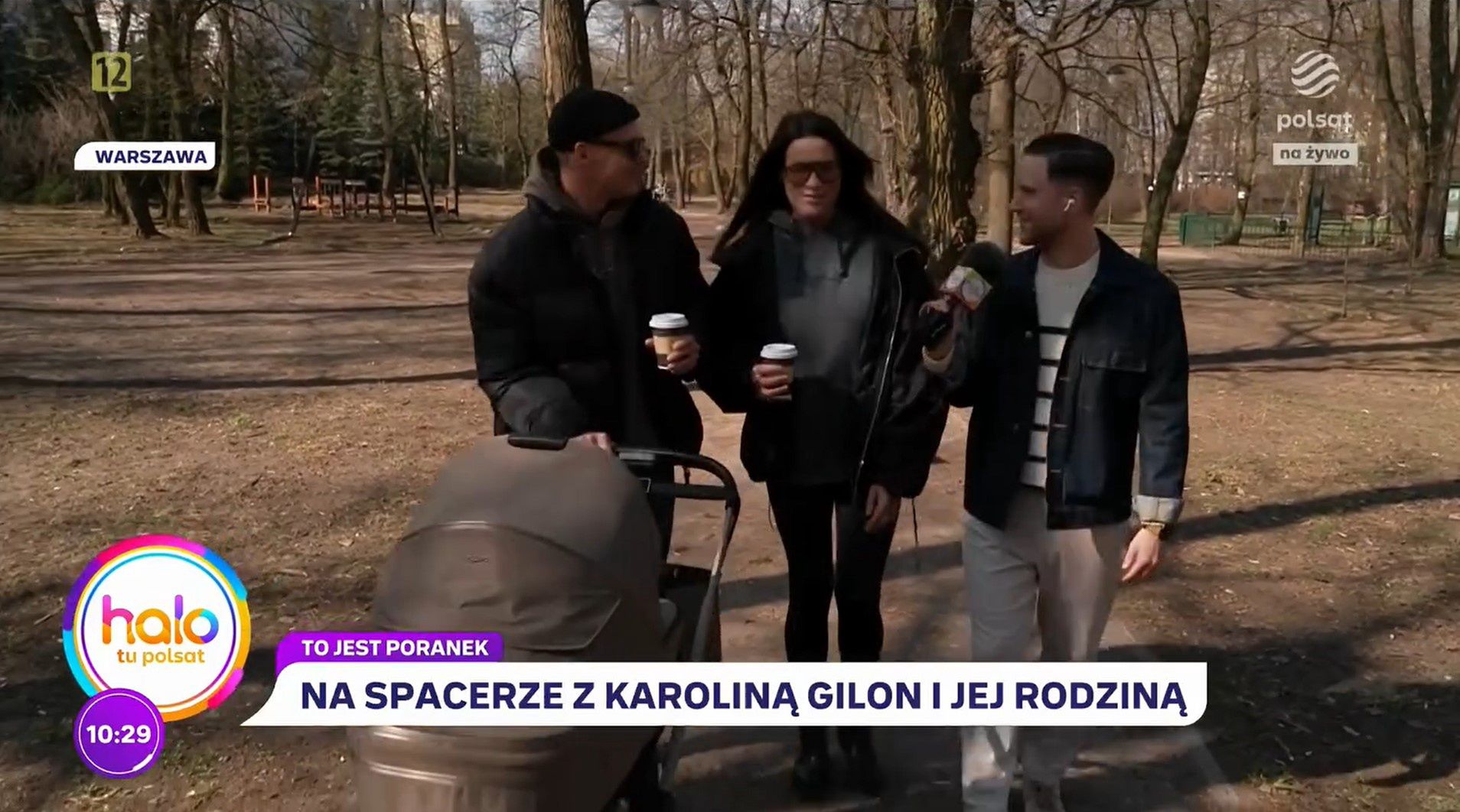 Karolina Gilon w programie "halo, tu Polsat"