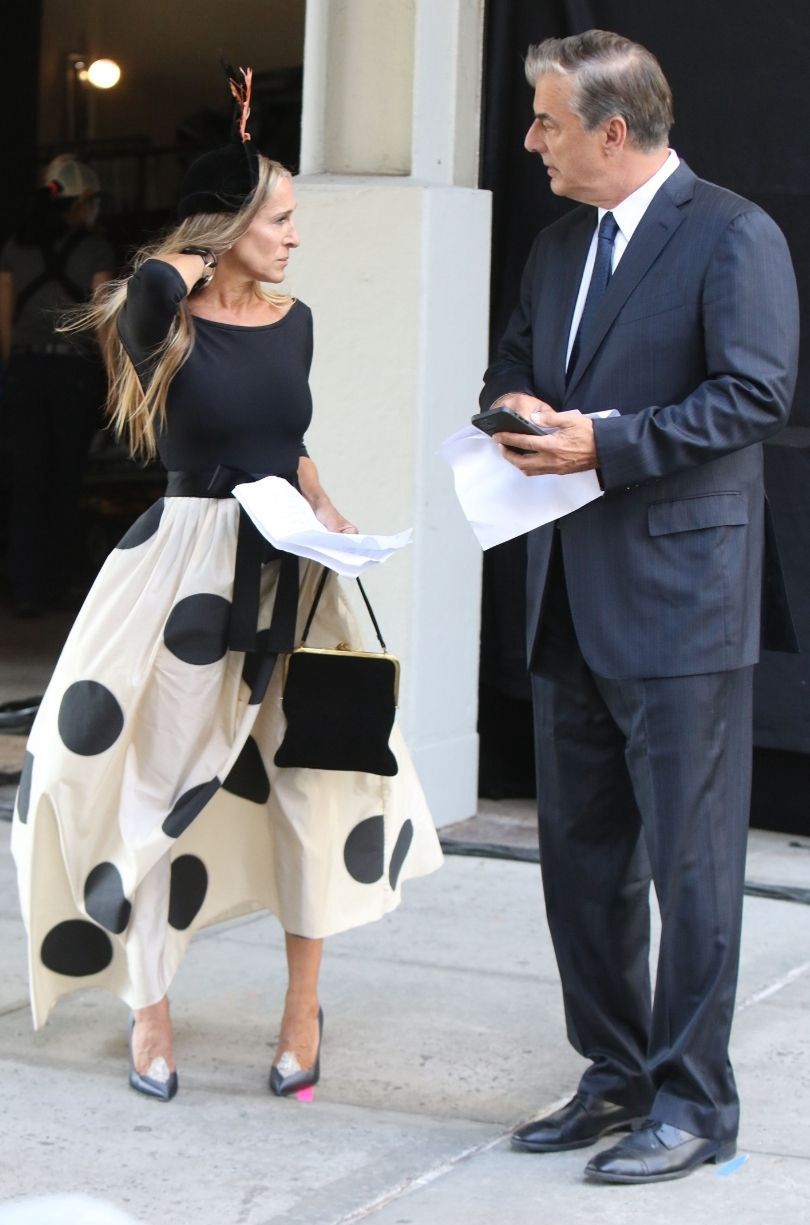 Sarah Jessica Parker i Chris Noth na planie "And Just Like That"