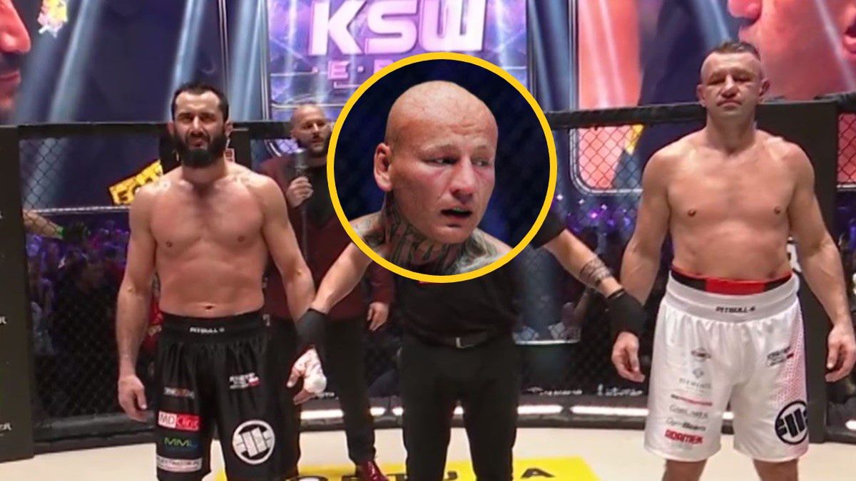 Na zdjęciu: Mamed Chalidow i Tomasz Adamek, w kółku Artur Szpilka