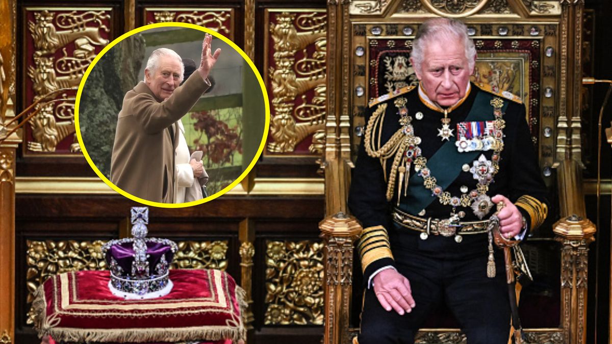 Król Karol pokazał się publicznie