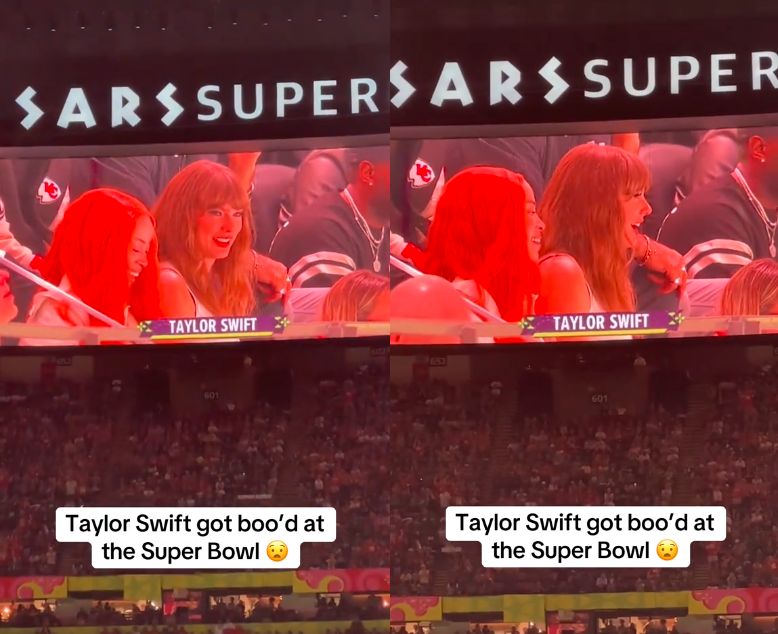 Taylor Swift booed by fans. Her reaction recorded.