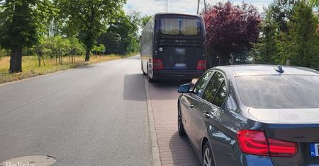Miał wieźć dzieci na wakacje, ale przyjechała policja z alkomatem