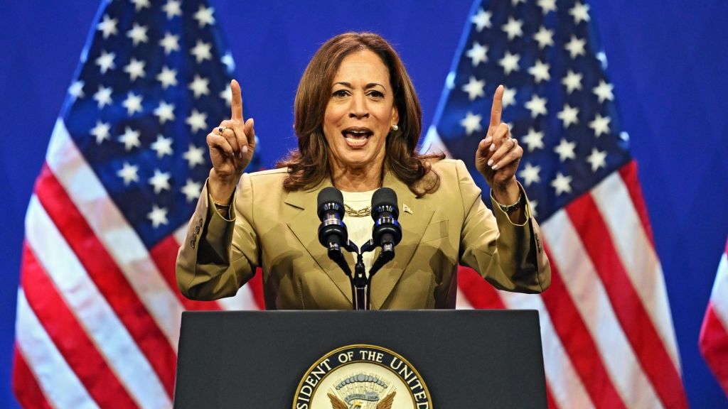 Vice President Kamala Harris Campaigns In Philadelphia
PHILADELPHIA, PENNSYLVANIA - JULY 13: Vice President Kamala Harris speaks during a campaign event at the Asian and Pacific Islander American Vote Presidential Town Hall at the Pennsylvania Convention Center on July 13, 2024 in Philadelphia, Pennsylvania. Harris continues campaigning ahead of the presidential election as Democrats face doubts about President Biden's fitness in his run for re-election against former President Donald Trump. (Photo by Drew Hallowell/Getty Images)
Drew Hallowell
bestof, topix
