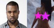 Zmarznięta i półnaga Kim Kardashian pozuje na śniegu