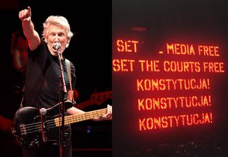 Roger Waters z Pink Floyd broni polskich sądów: "Uwolnijcie media, uwolnijcie sądy, KONSTYTUCJA"