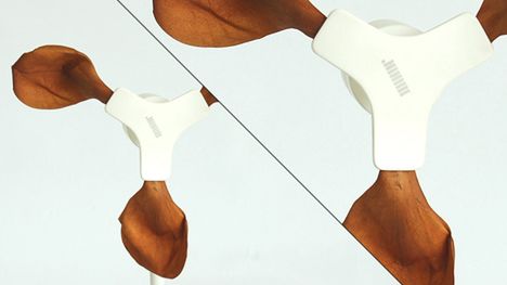 Śmigła wiatraka z skrzydełek kurczaka 1