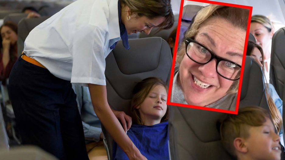 Nie chciała zamienić się miejscem w samolocie. Szybko pożałowała