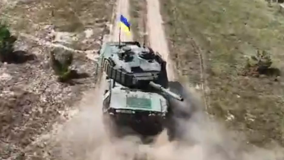Dopancerzony Leopard 1 z 5. Brygady Pancernej
