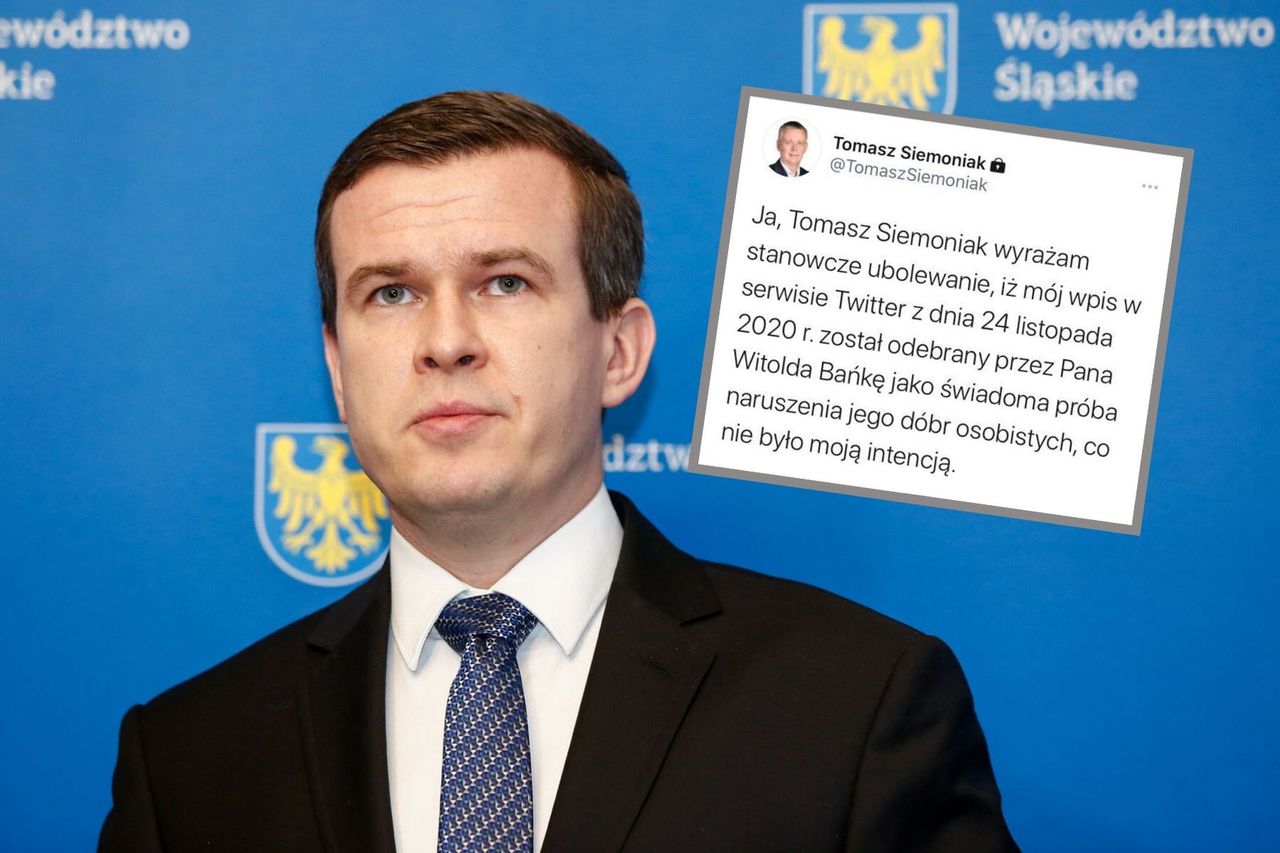 Witold Bańka nie jest zadowolony z "przeprosin" Tomasza Siemoniaka 