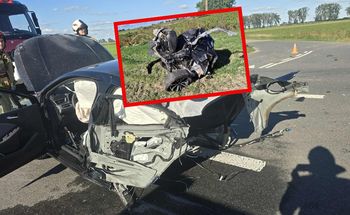 Groźny wypadek na DK10. Interweniował LPR