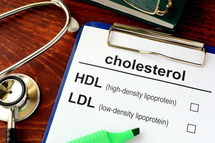 Prawastatyna ogranicza produkcję cholesterolu w wątrobie.