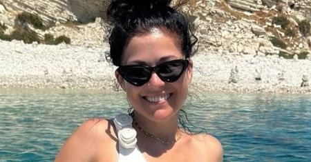 Wystroiła się na łódkę. Kasia Cichopek zrezygnowała z bikini