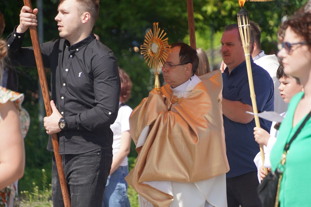 Boże Ciało, Procesja Parafia pw.  Św Rafała Kalinowskiego w Pile