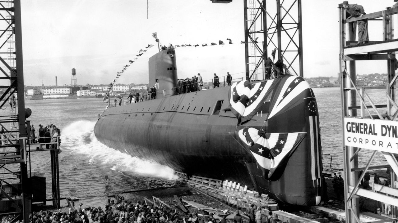 Wodowanie okrętu USS Nautilus, 21 stycznia 1951 roku