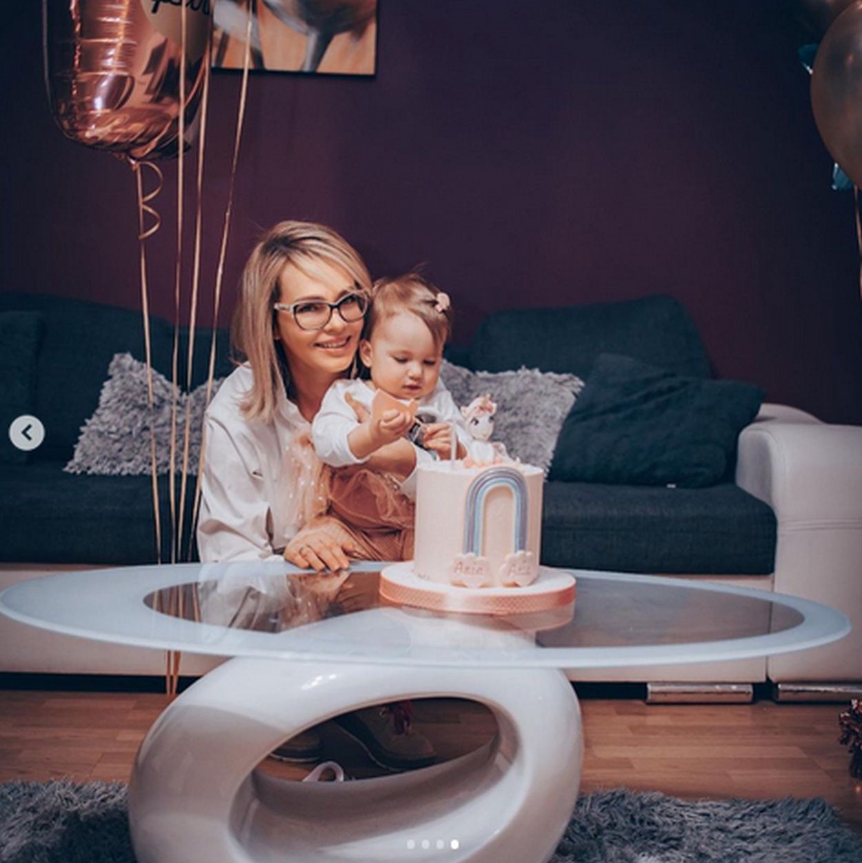 Weronika Marczuk z córką