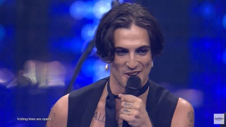 Eurowizja 2022. Damiano David z Maneskin żartuje z oskarżeń o wciąganie kokainy