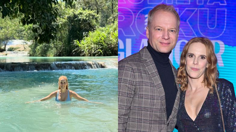 Katarzyna Błażejewska-Stuhr i Maciej Stuhr na wakacjach w Meksyku