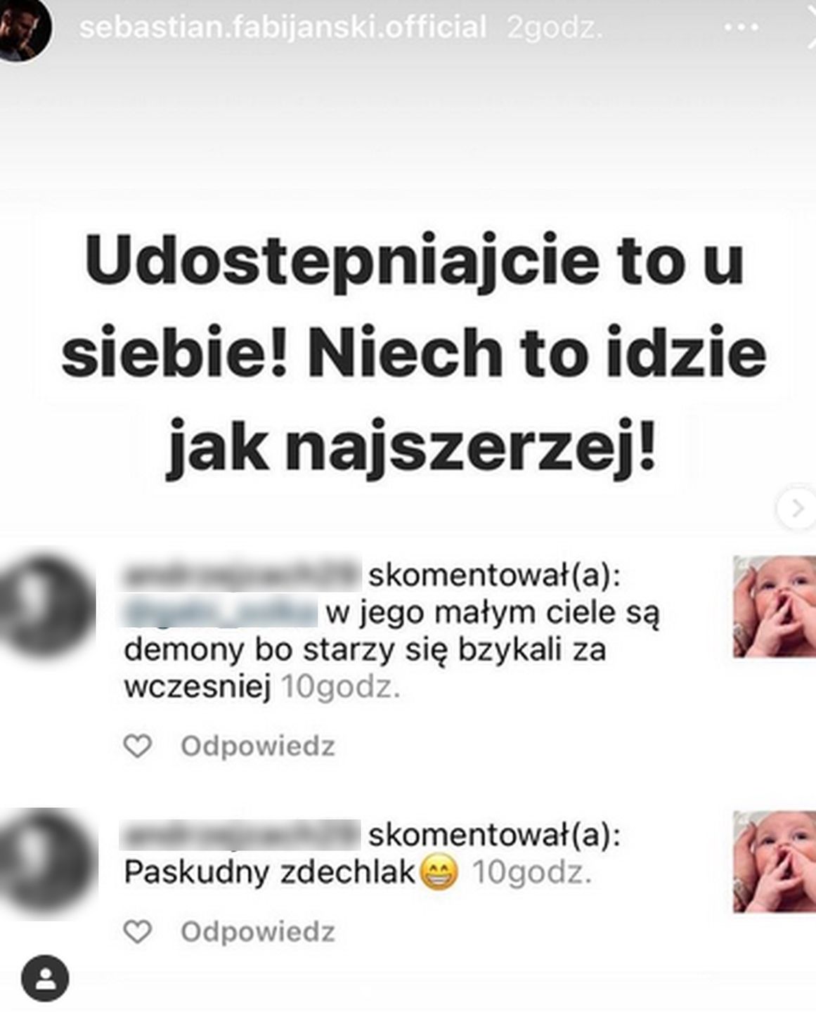 Maffashion pokazuje wiadomości od hejtera