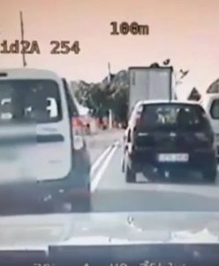 Uciekał razem z 2-latką. Nagranie z policyjnego pościgu