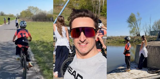 Sebastian Karpiel-Bułecka relacjonuje aktywną sobotę z synem i NASTOLETNIĄ córką (ZDJĘCIA)