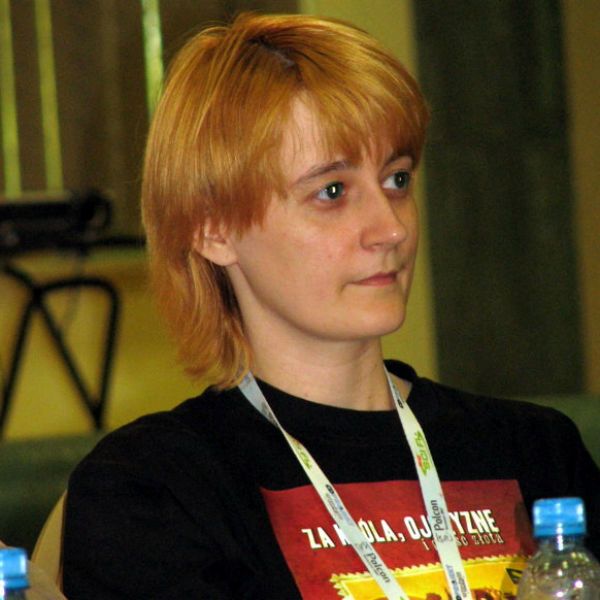 Anna Brzezińska na Polconie (Fot. Szymon Sokół/Wikipedia Commons)