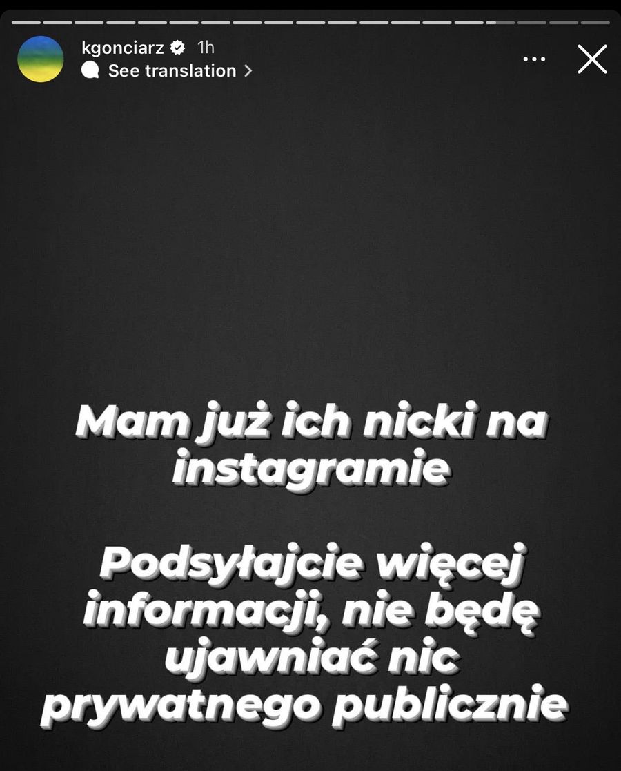 Krzysztof Gonciarz szuka złodziei na Instagramie