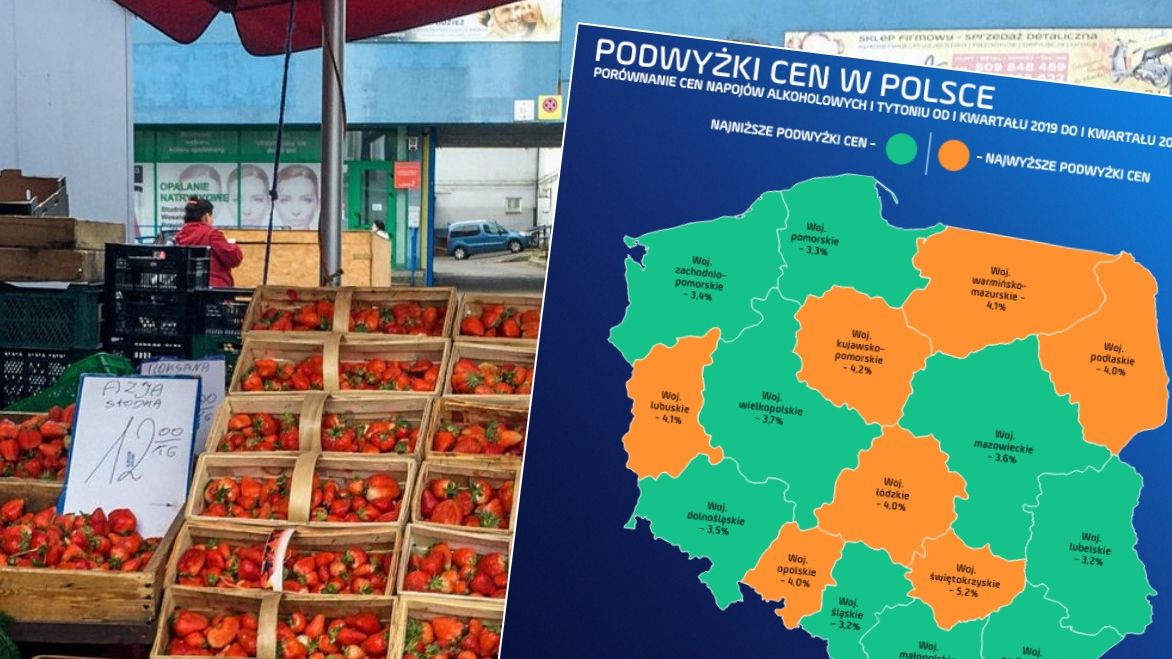 Podwyżki cen nie są równe w całym kraju. Są miejsca, w których płaci się wyraźnie więcej