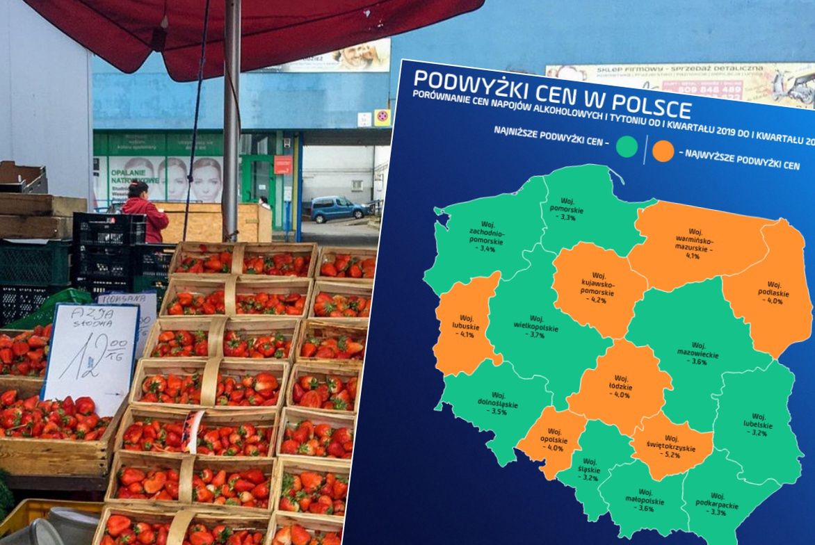 Inflacyjna mapa Polski. Żywność drożeje, ale nie wszędzie tak samo