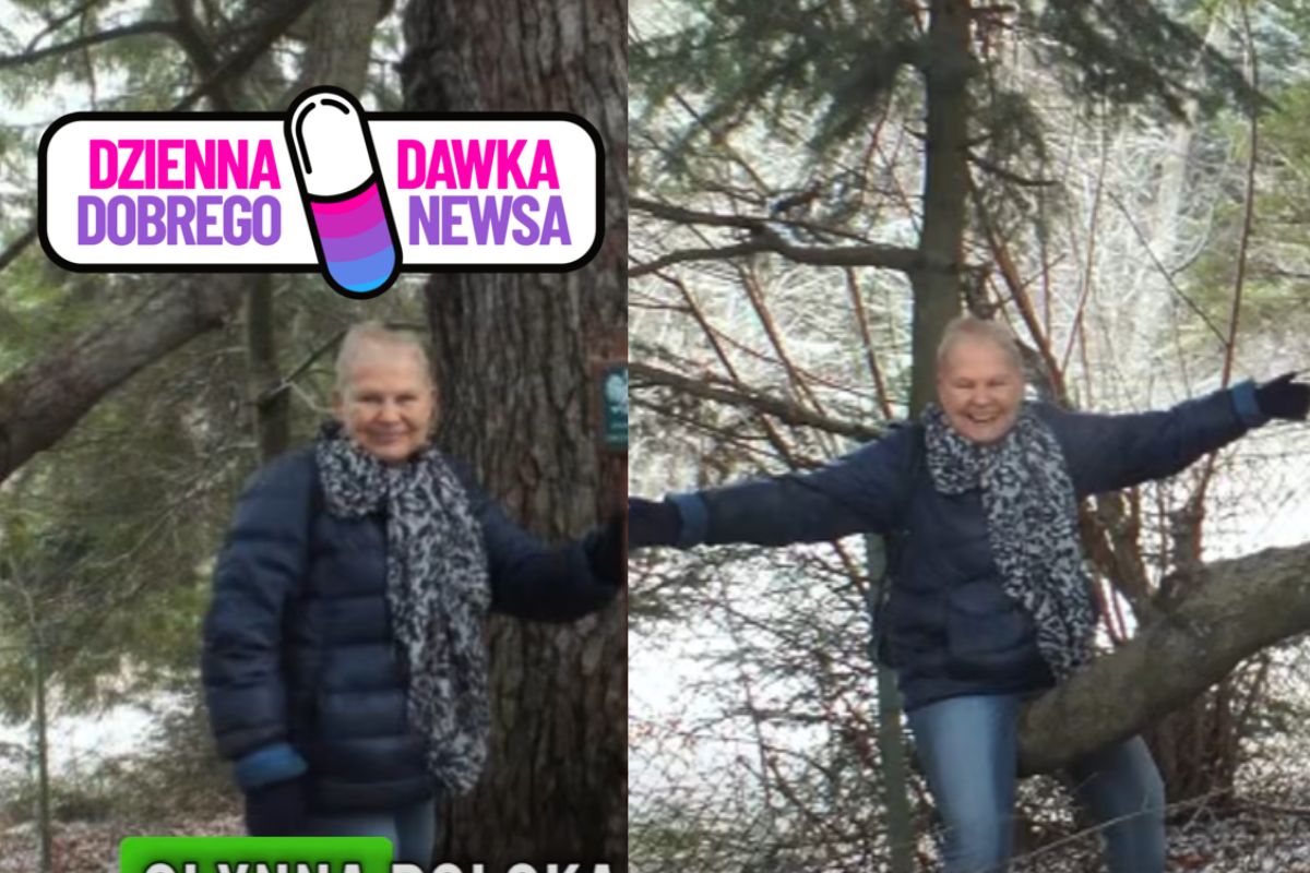 Ikona PRL huśta się na gałęzi. Zapierający dech widok na Podkarpaciu