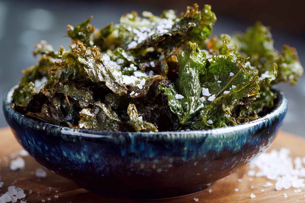 Chipsy z jarmużu to zdrowa alternatywa dla tłustych przekąsek