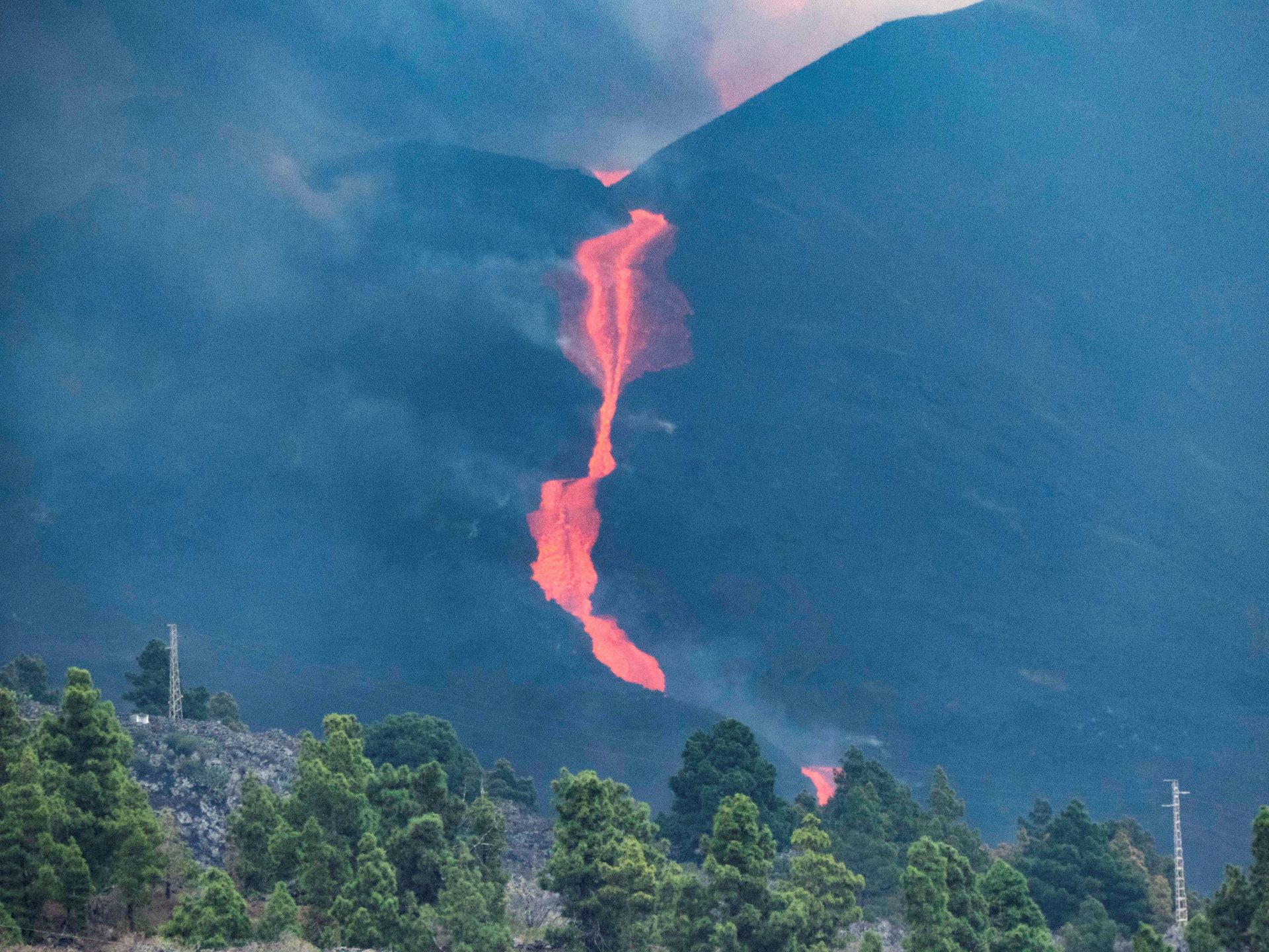 Erupcja wulkanu Cumbre Vieja, La Palma