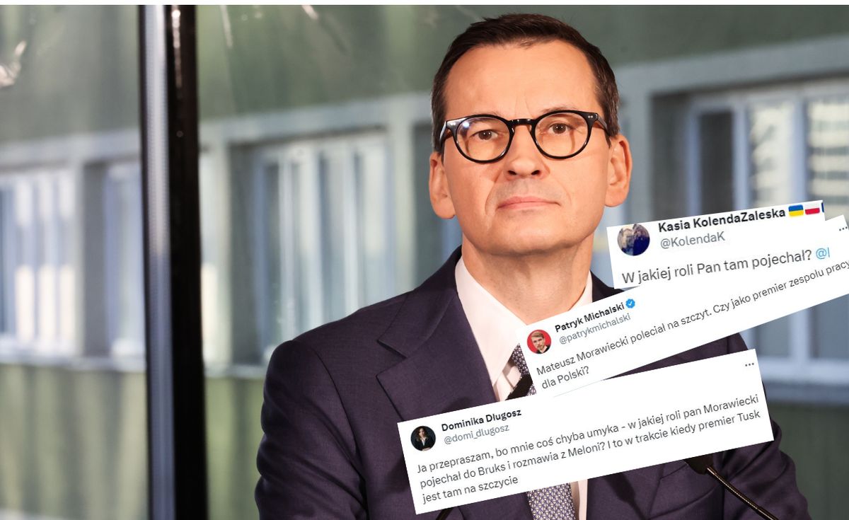 Po co Morawiecki pojechał do Bruskeli?