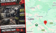 "Oburzające". Bezwstydni złodzieje okradli strażaków