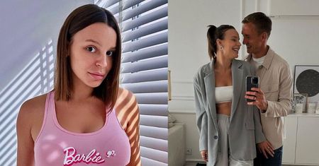 Ciężarna Paulina Rzeźniczak pozuje z GOŁYM BRZUCHEM. Jakub Rzeźniczak komentuje: "Tylko człowiek wyjdzie, a tu TAKIE RZECZY" (ZDJĘCIA)