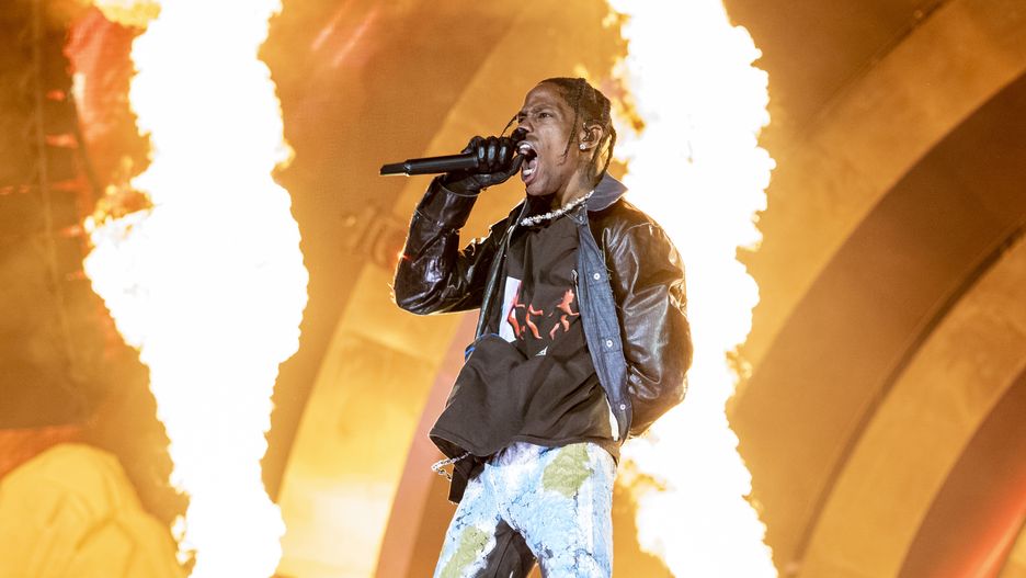 Travis Scott na festiwalu Astroworld