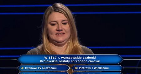 "Milionerzy": usłyszała pytanie i zadzwoniła do męża. Walnął prosto z mostu