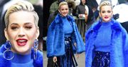 Katy Perry walczy o uwagę w cekinach, futrze i butach własnego "projektu"