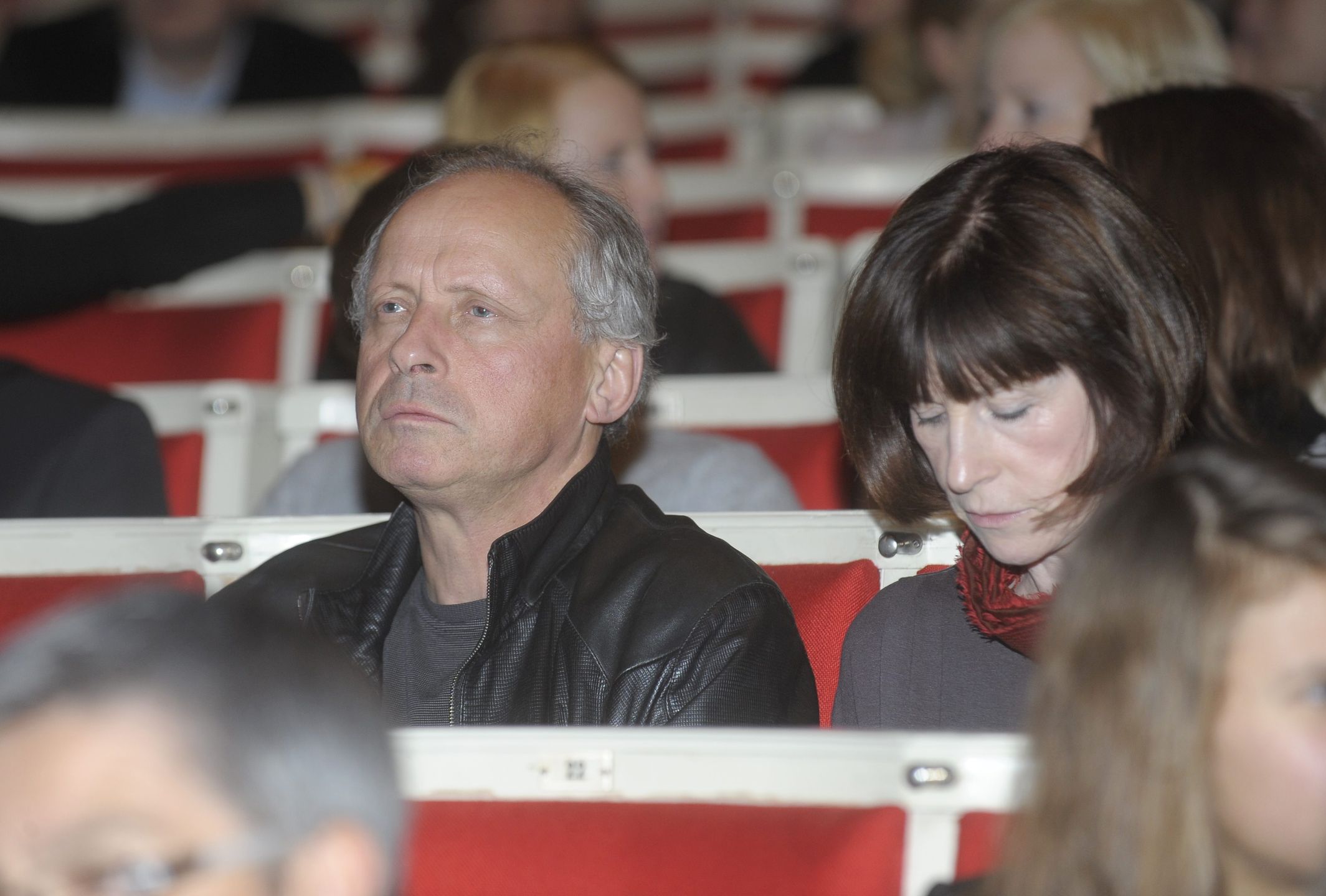 Paweł Wawrzecki z żoną w 2010 roku