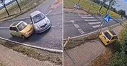 Wymusiła pierwszeństwo na skrzyżowaniu. Groźny moment nagrała kamera