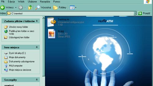Tło na pulpicie - a czemu nie w folderze? 1