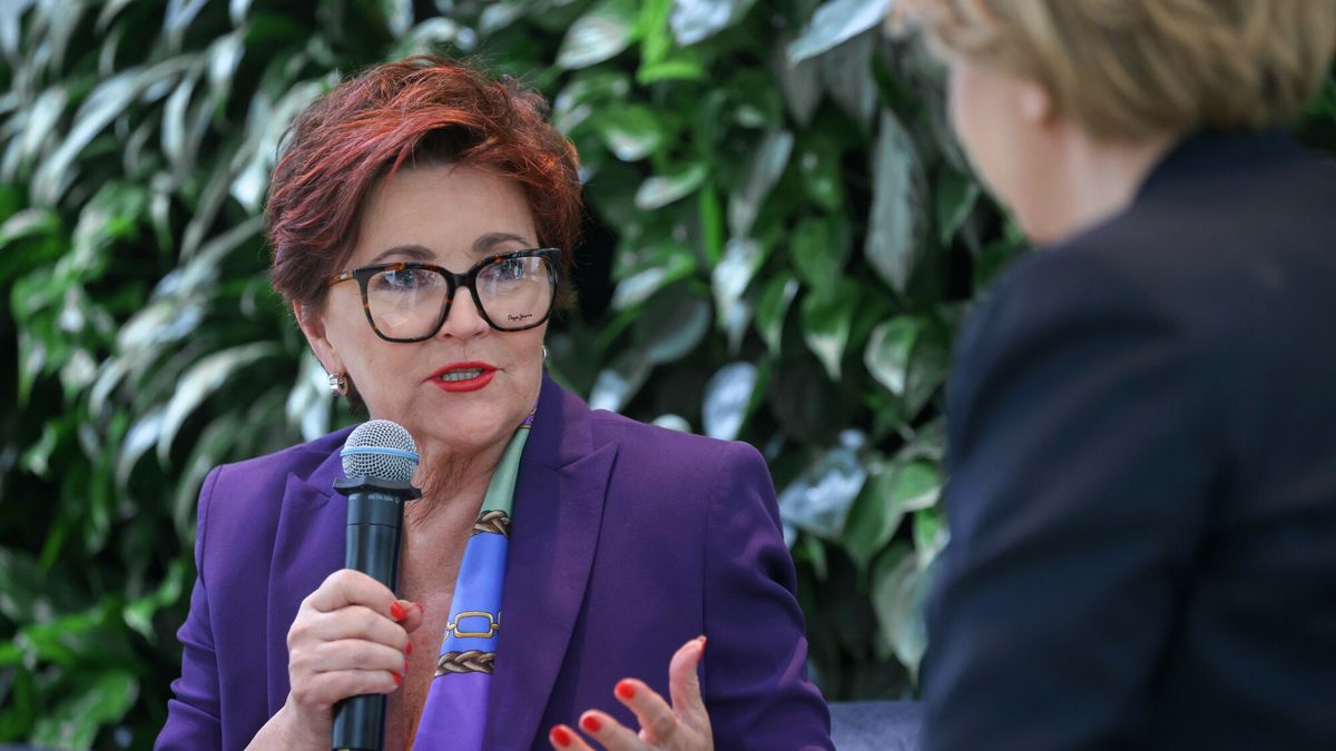 Fina? akcji Polki Obywatelki 2023
12.10.2023 Warszawa Final akcji "Polki Obywatelki 2023"
Fot. Andrzej Iwanczuk/REPORTER
n/z: Jolanta Kwasniewska
Andrzej Iwanczuk/REPORTER