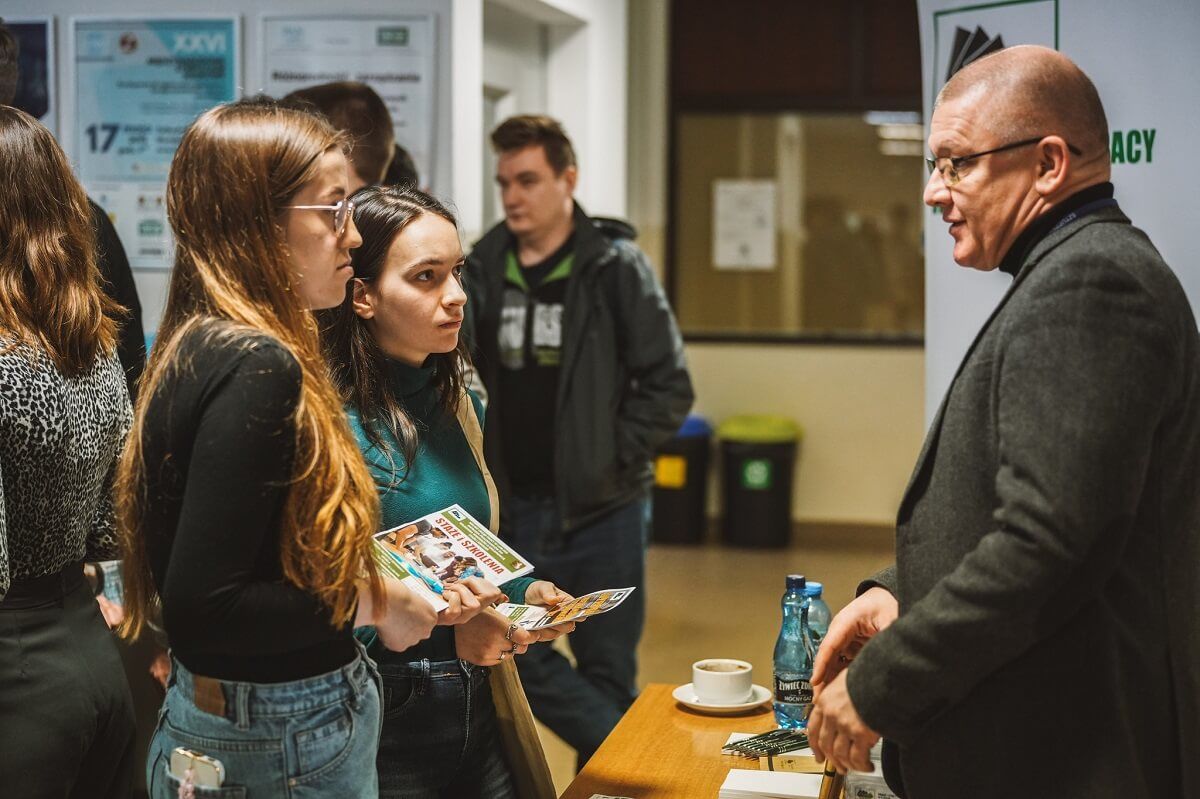 Targi pracy WZ EXPO 2024 na Wydziale Zarządzania Politechniki Lubelskiej Fot. Kazimierz Kożuch