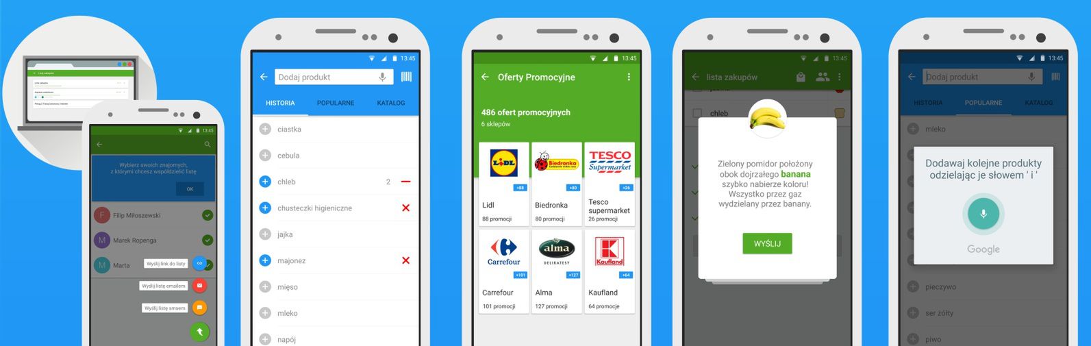 Polacy naprawdę się starają! Listonic zapisze podyktowaną listę zakupów, a na tym nie koniec nowości 2