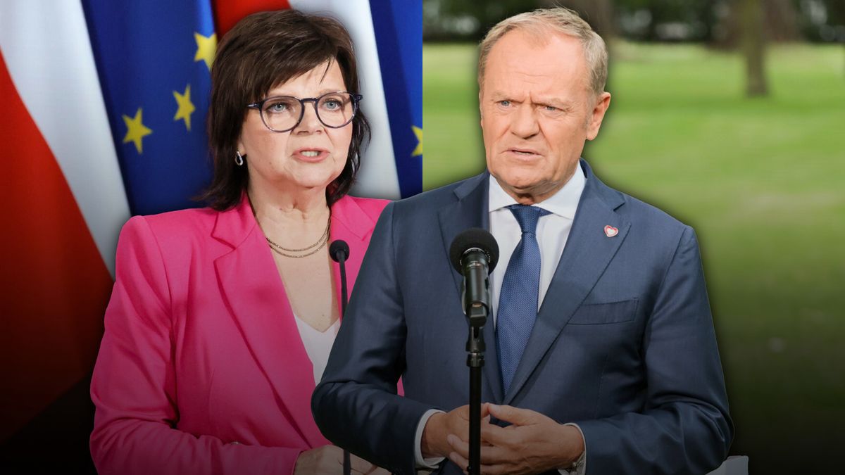 Izabela Leszczyna i Donald Tusk