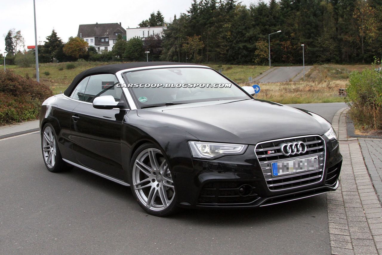 Audi RS5 Cabriolet wyszpiegowane po raz pierwszy