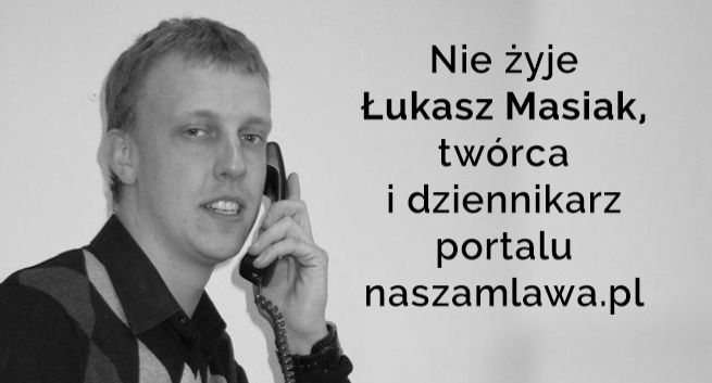 Pogrzeb dziennikarza zamordowanego w Mławie, jego serwis prowadzą przyjaciele