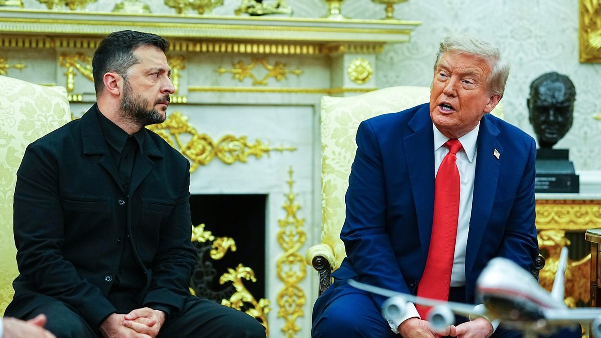 US President Trump meets Ukraine's President and European leaders at White House