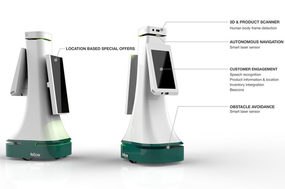Witajcie w przyszłości. Pierwsze roboty pomagają klientom w robieniu zakupów 2