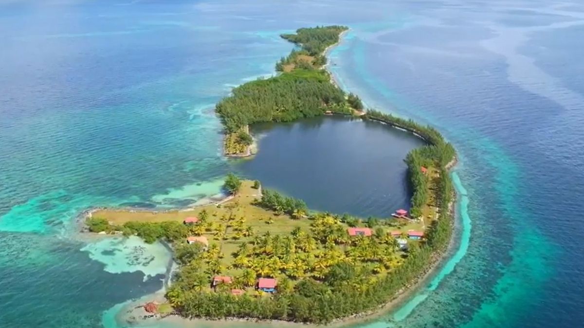 Wyspa niedaleko Belize